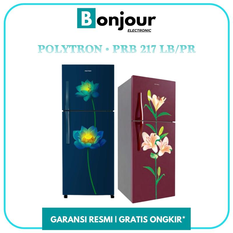 POLYTRON PRB217LB I PRB217PR I POLYTRON KULKAS 2 PINTU 210 L I PRB217 ...