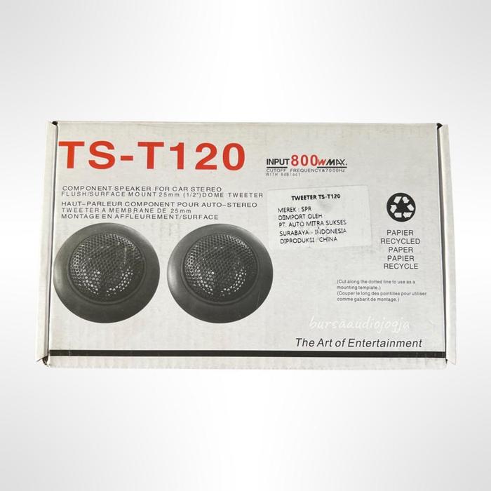 Gambar Speaker Tweeter Mobil TS-T120 dari Audiomobiljogja Kab. Sleman Tokopedia