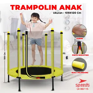 SPEEDS Trampolin Anak 48inch Trampoline Anak Mainan Lompat 067-15