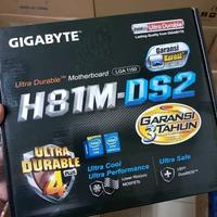 Gambar Motherboard Gigabyte GA H81M-DS2 (LGA1150, H81, DDR3, USB3.0, SATA3) dari Line Computer Kota Administrasi Jakarta Pusat 2 Tokopedia