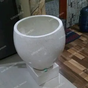 bak mandi marmer terrazzo