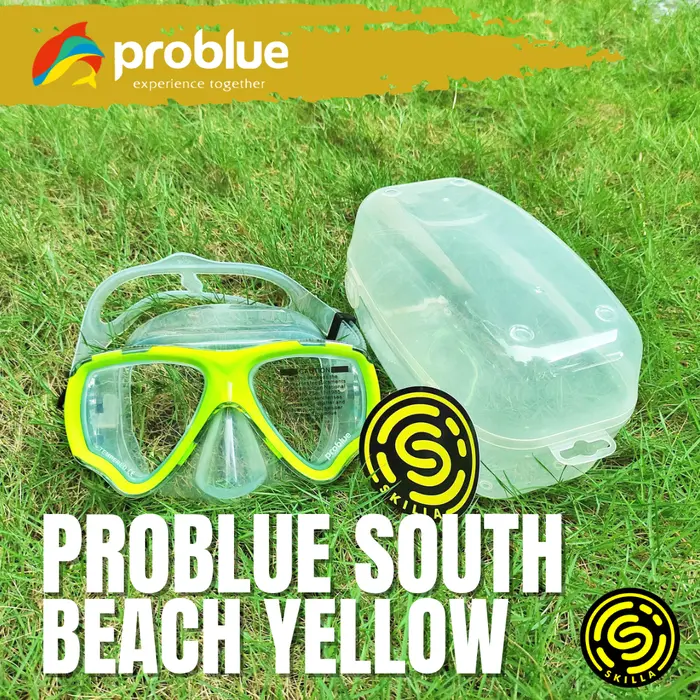 Gambar Problue South Beach Masker Scuba Diving - Hitam dari Skilla Gears Kab. Sleman 4 Tokopedia