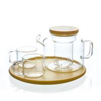 Gambar SUJI Rodrick Teaset (2cups)-Teko Cangkir Gelas Glass Set Teh Saji dari Suji Premium Handcrafted Kota Bandung 2 Tokopedia