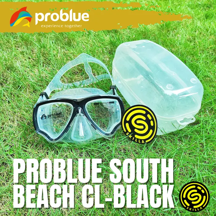Gambar Problue South Beach Masker Scuba Diving - Hitam dari Skilla Gears Kab. Sleman 5 Tokopedia