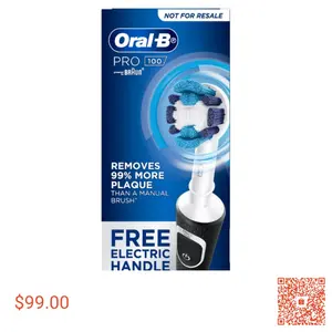 Original Oral B PRO 100 Electric Toothbrush Sikat Gigi Elektrik
