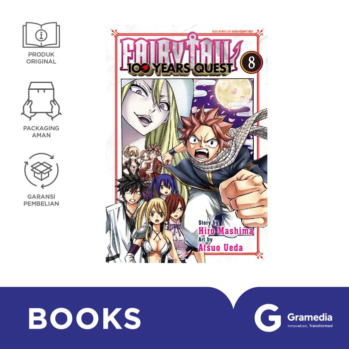 Gambar Fairy Tail 100 years Quest 08 dari Gramedia Kota Bekasi Tokopedia