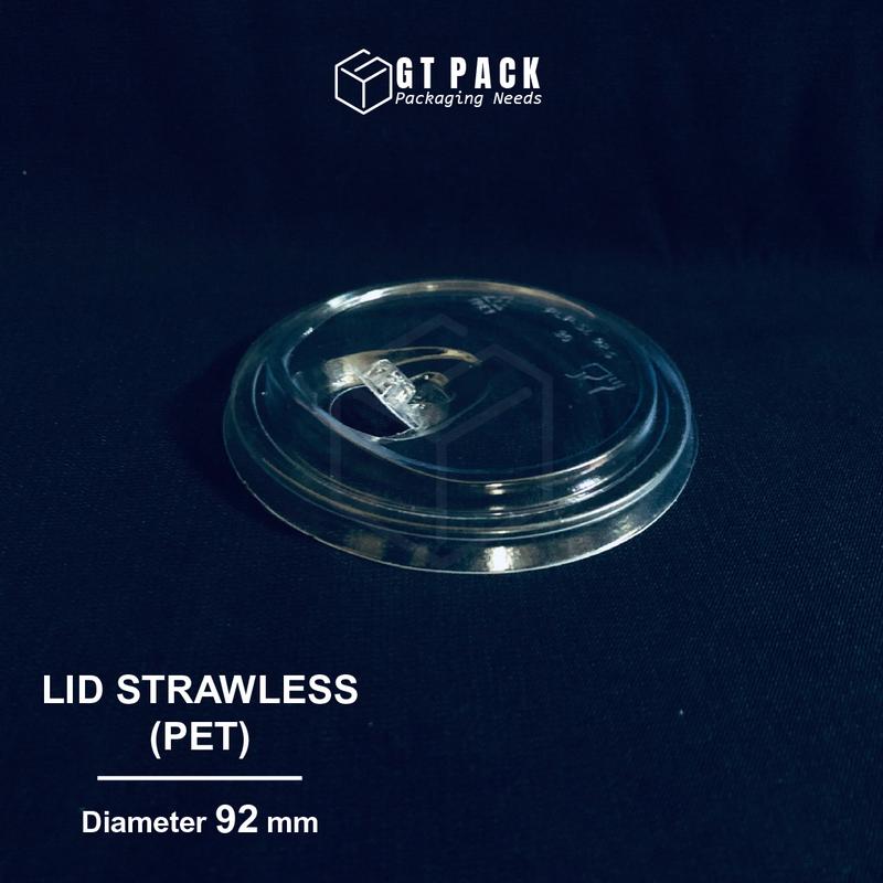 Strawless Lid PET Cup Diameter 92 mm 93 mm | 12 - 22 Oz (PLP)