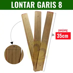 Daun Lontar Tulis 35cm Garis Delapan 8 Tambahan