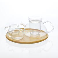 Gambar SUJI Rom Teaset (2cups)-Teko Cangkir Gelas Glass Set Teh Saji Cantik dari Suji Premium Handcrafted Kota Bandung 2 Tokopedia
