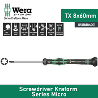 Gambar Obeng Bintang TX 8 x 60 mm Wera 05118184001 Mirco S/Driver for TORX dari warungtools Kota Administrasi Jakarta Utara 1 Tokopedia