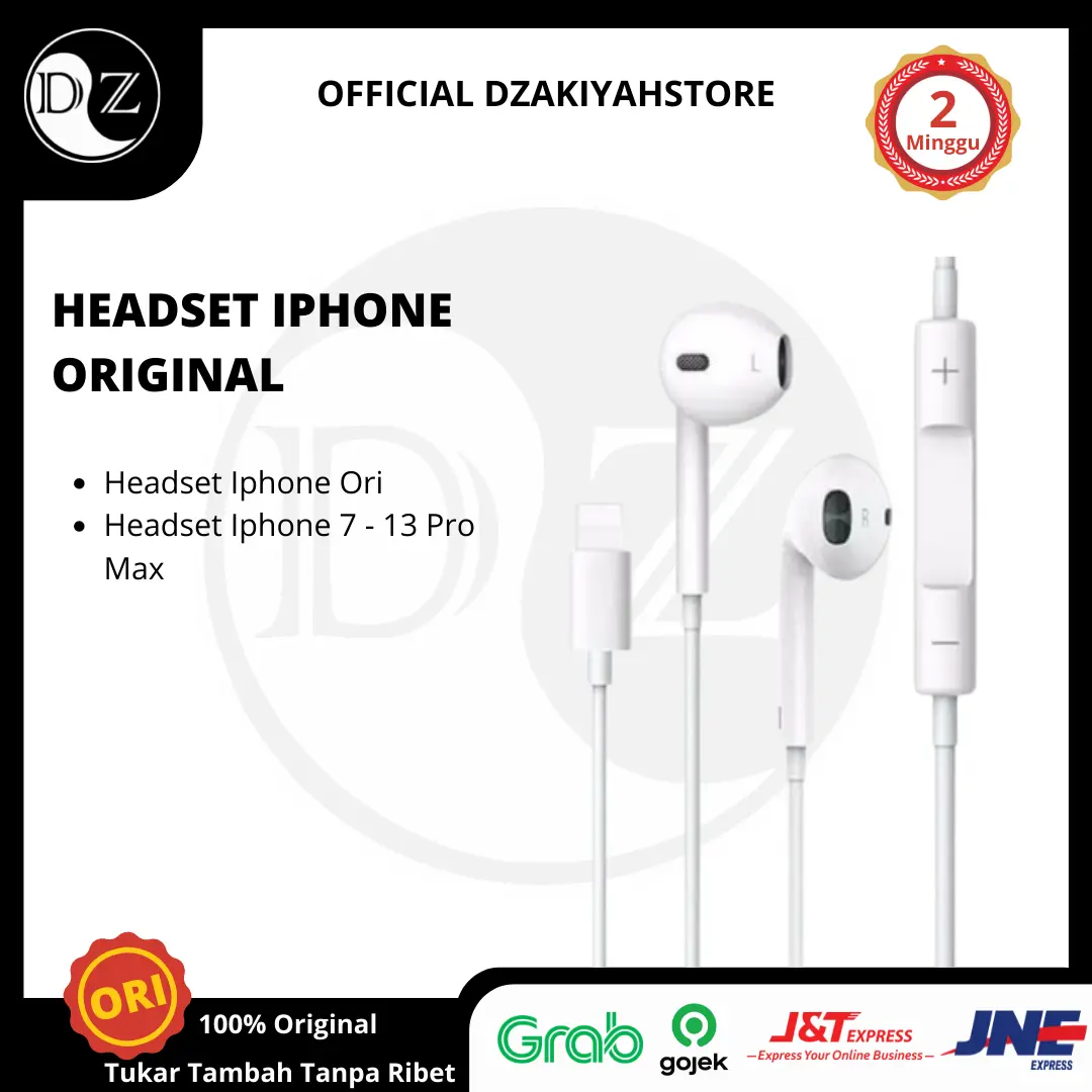 HEADSET IPHONE LIGHTNING ORIGINAL