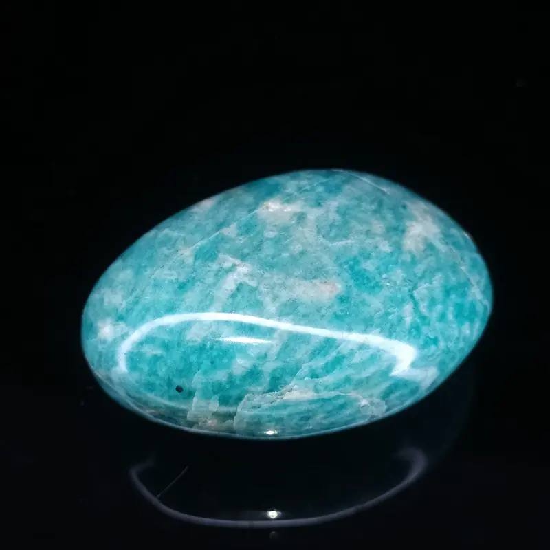 Natural Amazonite Crystal Palmstone 0