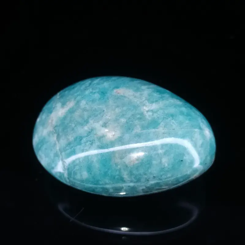 Natural Amazonite Crystal Palmstone 1