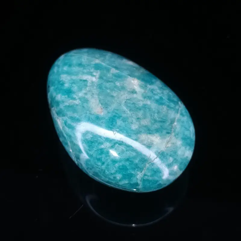 Natural Amazonite Crystal Palmstone 2