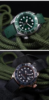 Gambar Tali Jam Tangan Karet Tropical Rubber Strap Untuk Seiko Diver - Hitam, 20mm dari Tali Jam Tangan com Kota Tangerang Selatan 3 Tokopedia