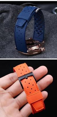Gambar Tali Jam Tangan Karet Tropical Rubber Strap Untuk Seiko Diver - Hitam, 20mm dari Tali Jam Tangan com Kota Tangerang Selatan 4 Tokopedia