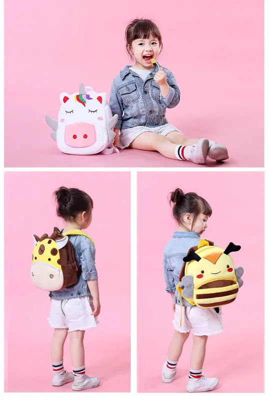 Tas Besar Sekolah Kakoo Tas Ransel Backpack Anak Zoo Character 3