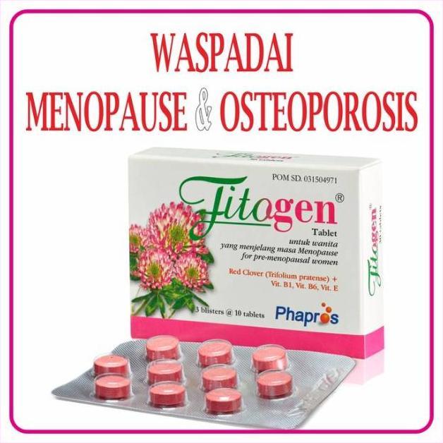 Fitogen harga box isi 30 suplemen menopause