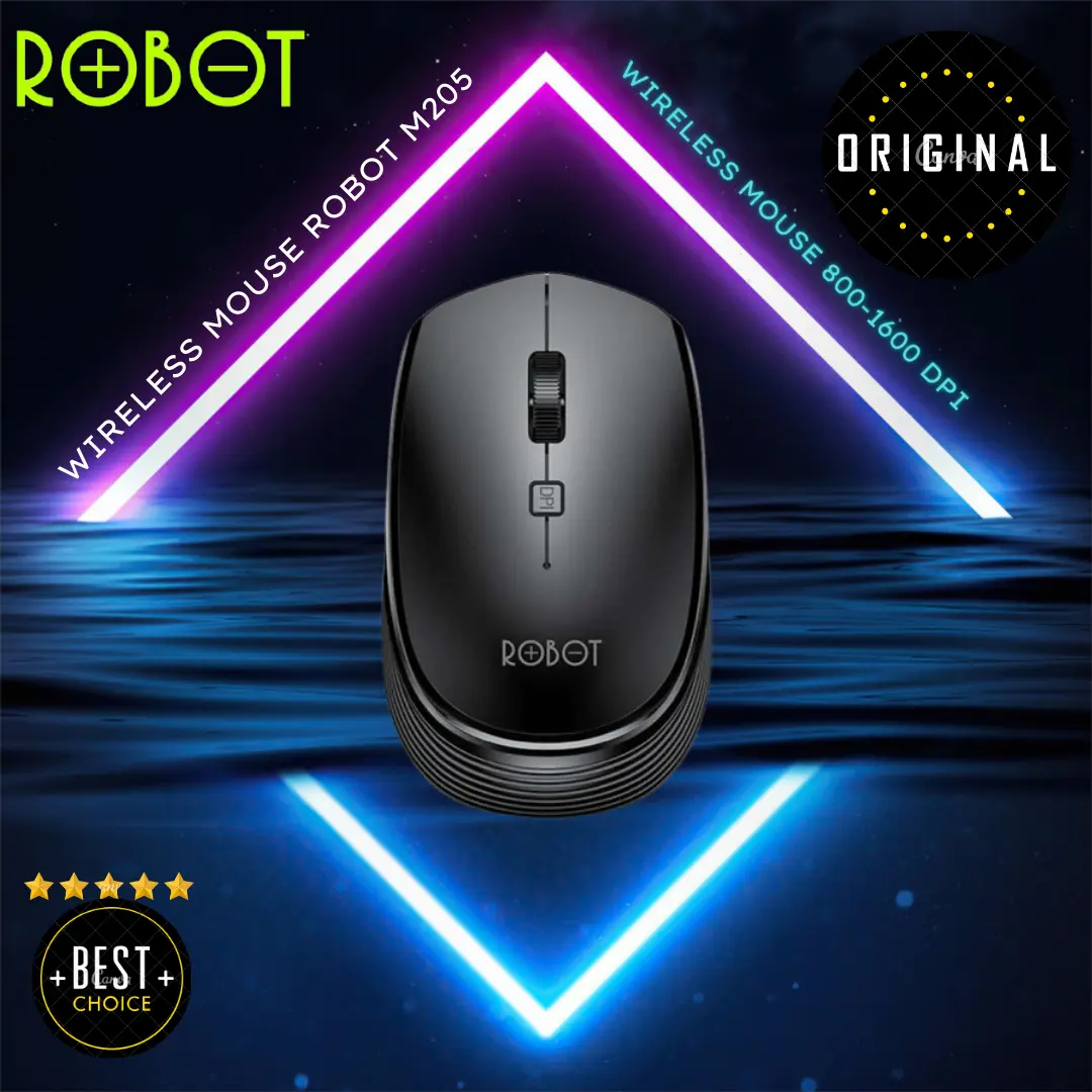 MOUSE WIRELESS ROBOT TERMURAH