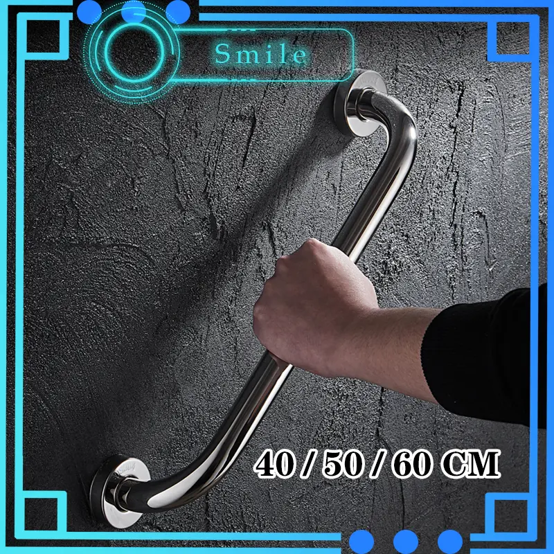 Gagang Grab Bar Kamar Mandi Toilet Stainles Pegangan Handle Bathub