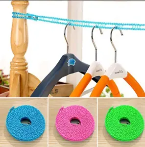 Tali Jemuran Pakaian / Celana / Baju / Berlubang Meter Tambang Gantung