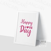 Gambar Dekorasi Happy Love Day Frame Bingkai Pigura Decor Wall Hiasan Kamar - Hitam dari LANCARI Kota Administrasi Jakarta Pusat 3 Tokopedia
