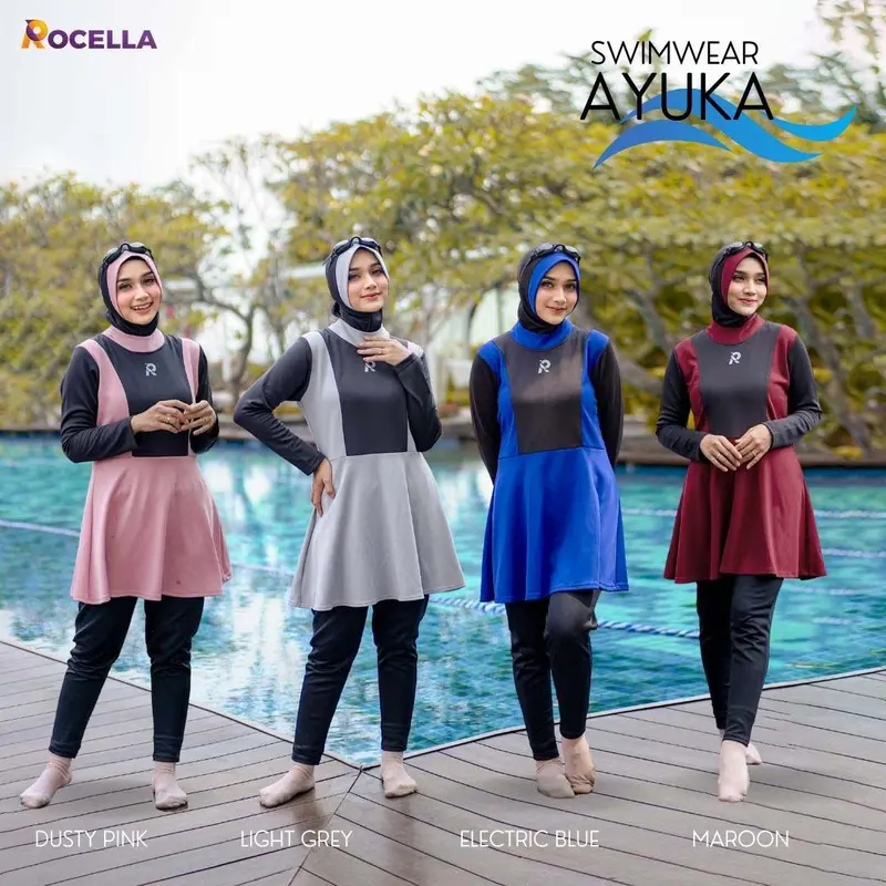 AYUKA SWIMWEAR / ROCELLA / BAJU SET RENANG MUSLIM 0