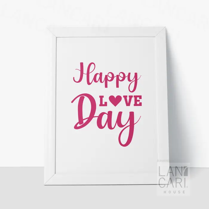 Gambar Dekorasi Happy Love Day Frame Bingkai Pigura Decor Wall Hiasan Kamar - Hitam dari LANCARI Kota Administrasi Jakarta Pusat 5 Tokopedia