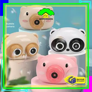 [COD] MI M92 Mainan Bubble Camera Elektrik Mainan Gelembung Sabun Bentuk