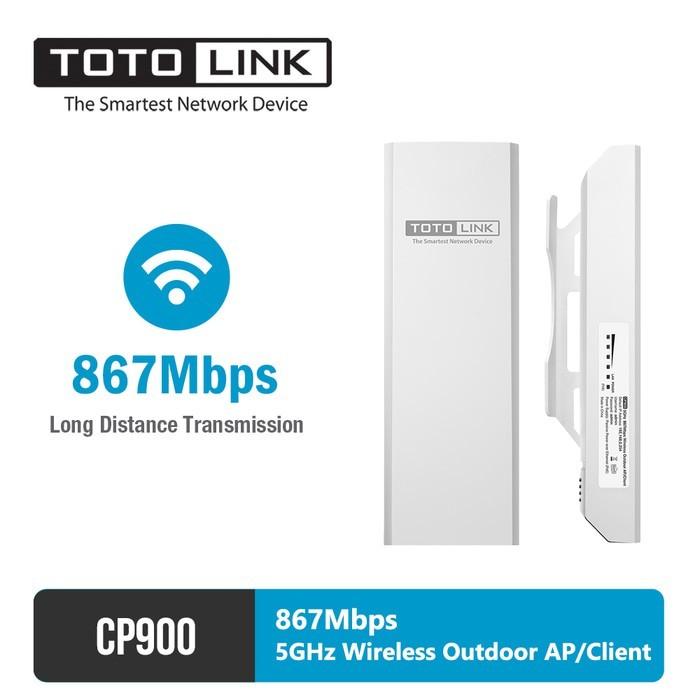 Gambar Totolink CP900 867Mbps 5GHz Wireless Outdoor APClient cp 900 dari GLORIMITRASUKSES Kota Administrasi Jakarta Utara Tokopedia