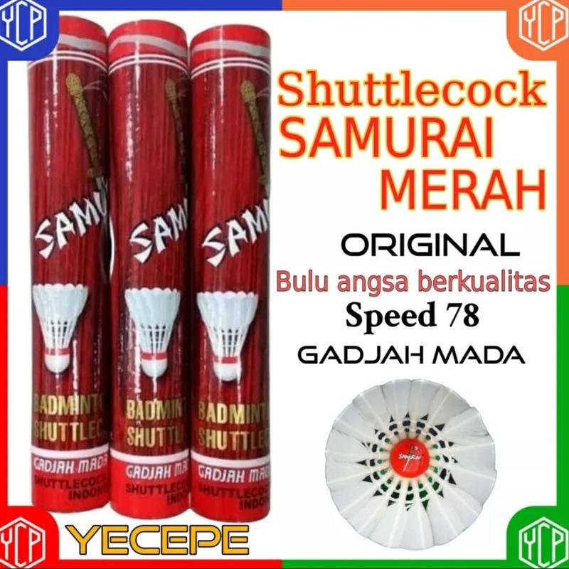 Samurai Merah Shuttlecock kok Badminton Samurai Red - Shop | Tokopedia