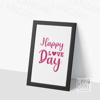 Gambar Dekorasi Happy Love Day Frame Bingkai Pigura Decor Wall Hiasan Kamar - Hitam dari LANCARI Kota Administrasi Jakarta Pusat 4 Tokopedia