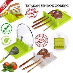 Tatakan Spatula/Tatakan Sendok Goreng/Holder tutup panci/Alat Dapur