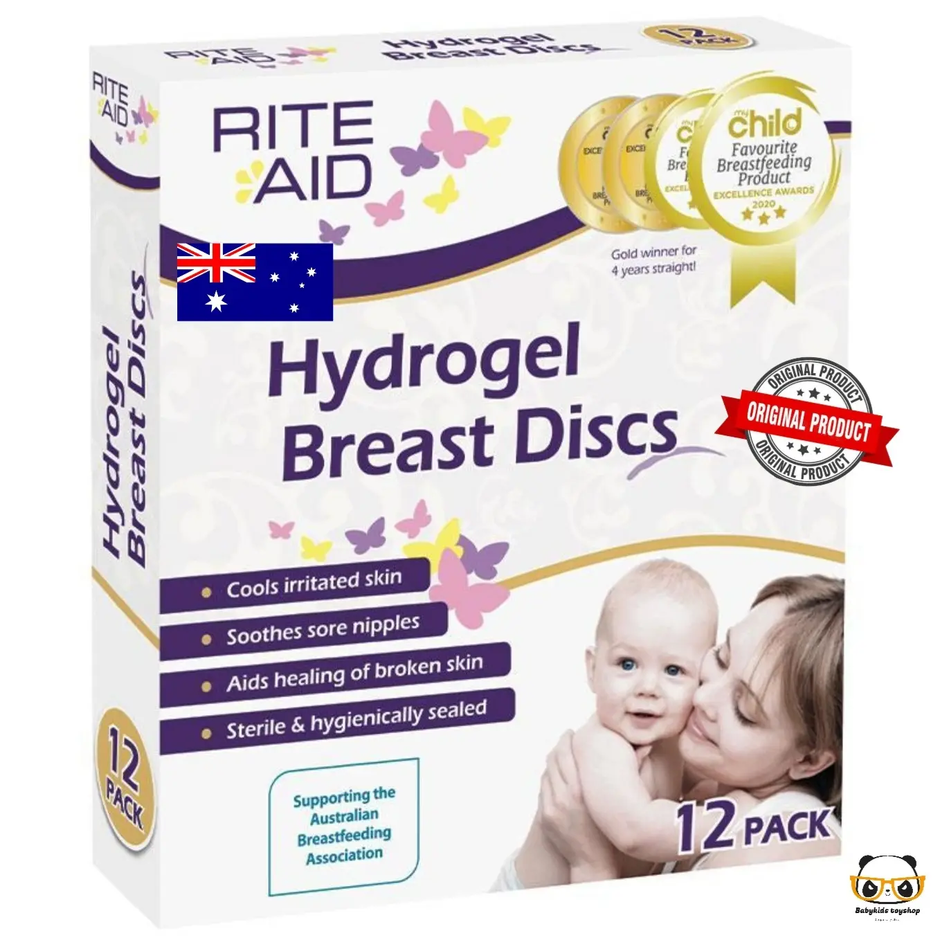 Rite Aid Hydrogel Breastpad Kompres Payudara Puting Nipple IbuMenyusui