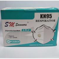 Gambar MASKER KN95 RESPIRATOR SAMMORA 5Ply ecer / box dari Alkes Marinno Kota Semarang 2 Tokopedia