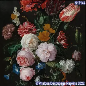 Napkin | Tissue Decoupage Import Eropa, Ukuran 33 x 33 Kode N17144