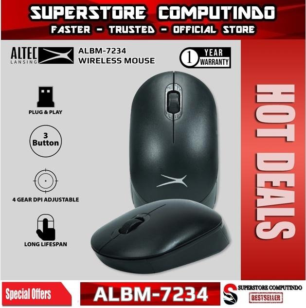 Gambar Mouse Wireless Altec Lansing ALBM-7234 | Altec ALBM7234 dari SuperstoreComputindo Kota Administrasi Jakarta Pusat Tokopedia
