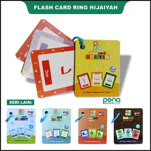 Flashcard Hijaiyah - Kartu Pintar Huruf Arab Mainan Edukasi Anak Murah
