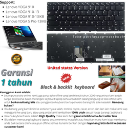Tastiera Retroilluminata Lenovo Yoga 910 910-13IKB 5 Pro - Layout QWERTZ Tedesco PM4VB-GE