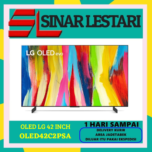 Gambar LG 42C2 OLED 42 INCH DOLBY VISION ATMOS 42C2PSA C2 SMART TV UHD 4K dari Store Sinar Lestari Kota Administrasi Jakarta Barat Tokopedia
