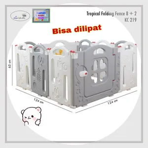 Pagar Tropical Folding Fence Liabelle 8 + 2 KC.219