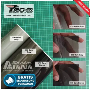 Skotlet Hitam Transparan Scotlet Hybrid Stiker Tembus Sticker Motor