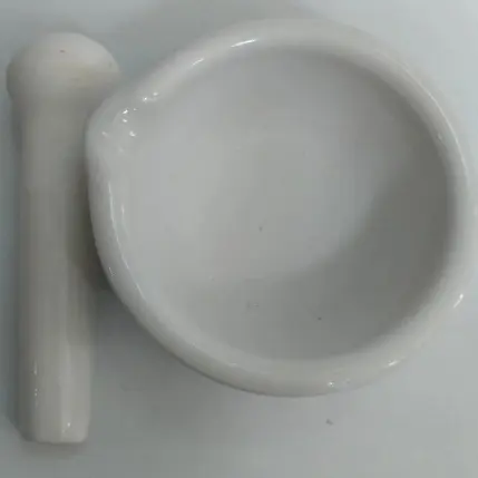 Mortir + Stamper 8cm / Mortal Penumbuk Obat Diameter 8cm 1
