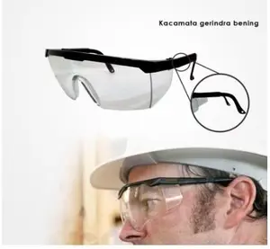 KACAMATA SAVETY GLASSES CLEAR KACAMATA GRINDA BENING KACAMATA KERJA