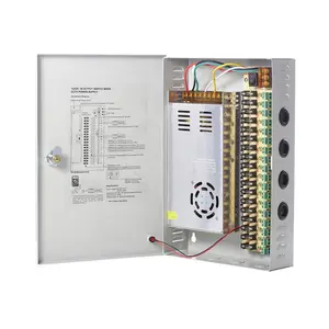 New Murah Power Supply Central Box 12 v 30a untuk cctv 16 ch