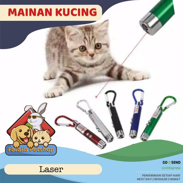 Gambar Mainan Kucing Laser Interaktif Cat Toys Kitten Toy Pet Dot Lasser dari Faralia PetShop Kota Administrasi Jakarta Timur Tokopedia
