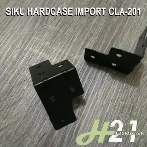 Siku L Hitam Pojok Sudut Hardcase / Flightcase Hitam Hardcase Import