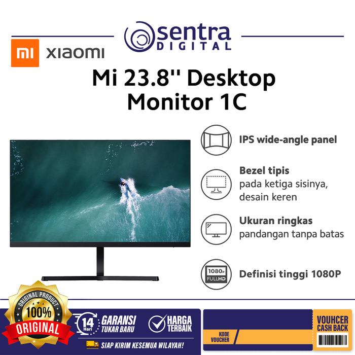 Gambar Mi 23.8 Desktop Monitor 1C 60Hz 6ms - Monitor 24 inch Xiaomi dari Sentra Digital Kota Surabaya Tokopedia