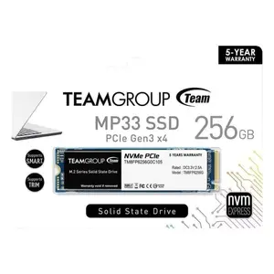 SSD Team MP33 M.2 2280 NVME 256GB - PCIe Gen3 x4
