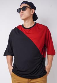 Gambar Third Day MTK42 Kaos Oversize Distro Pria Instacool Slash Hitam Maroon - L dari THIRD DAY Kota Bandung 1 Tokopedia